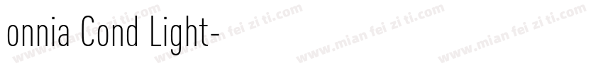 onnia Cond Light字体转换